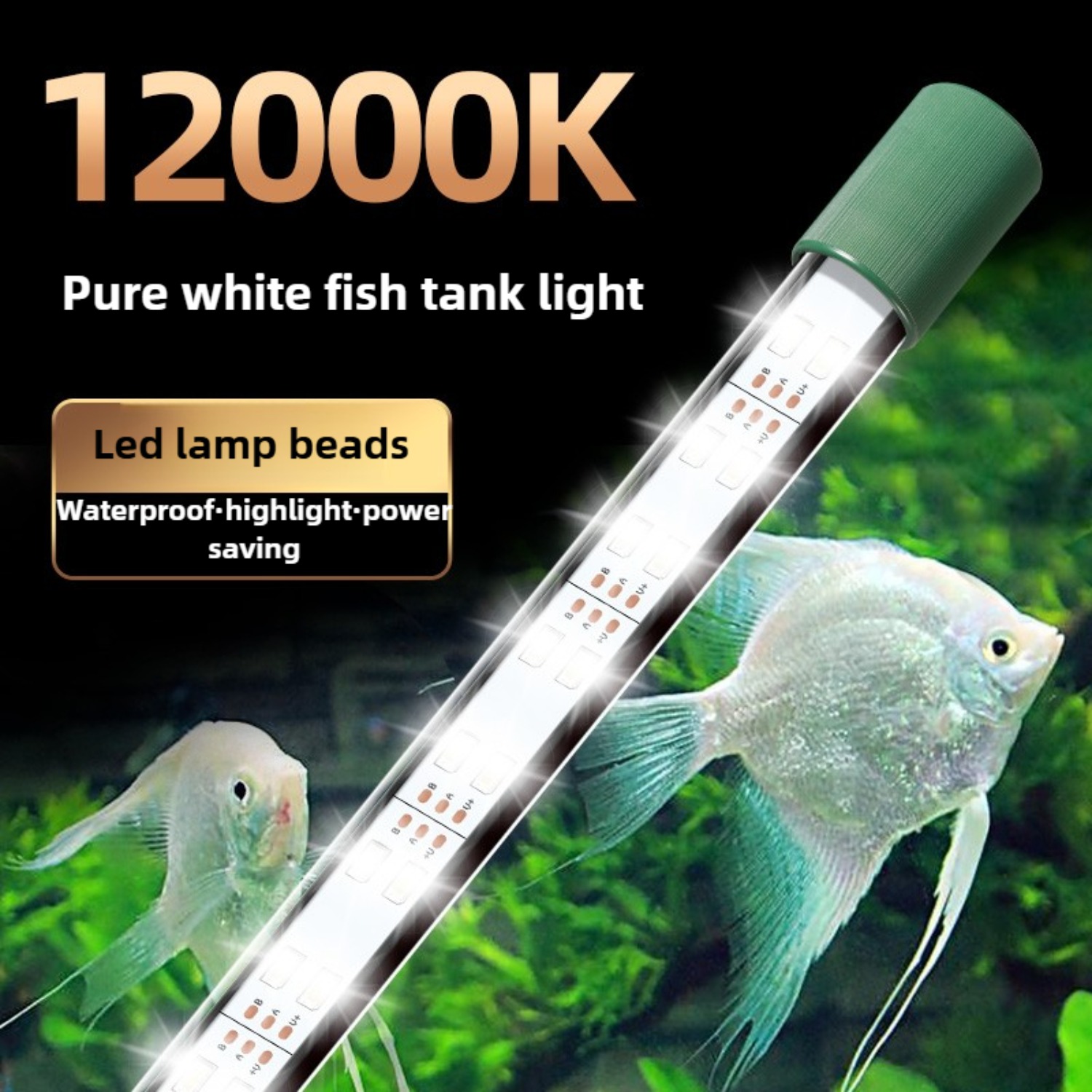 Planted Aquarium Youtube - LED水槽ライトチューブ25W水槽ライト防水白色光12000K吸盤付き淡水水槽水生植物ランプ