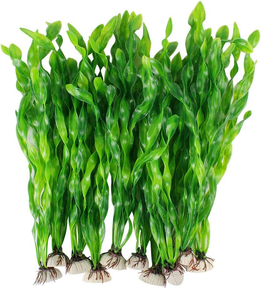 Planted Aquarium Mini - 水槽シミュレーション水生植物装飾 フェイク造景 プラスチックケルプ草 緑の植物飾り アクアリウムミニ