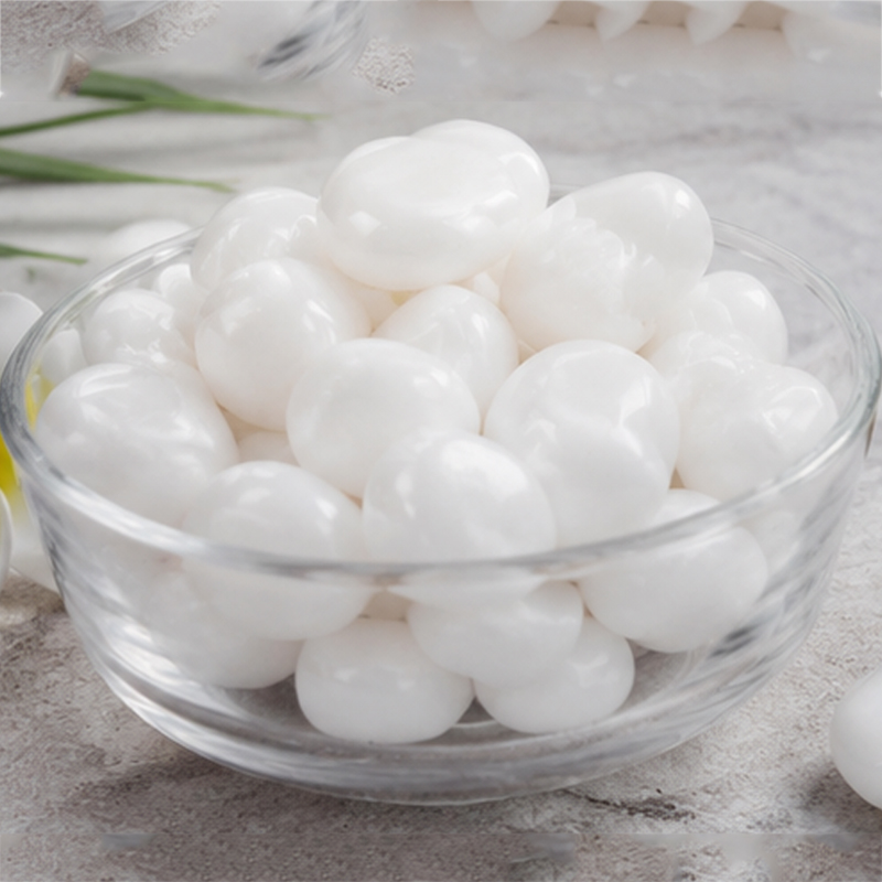 Aquarium Sand White - ナチュラルホワイトポリッシュリバーロック 200g-800g 滑らかな小石 水槽用砂利 テラリウム爬虫類用敷材 TMZ