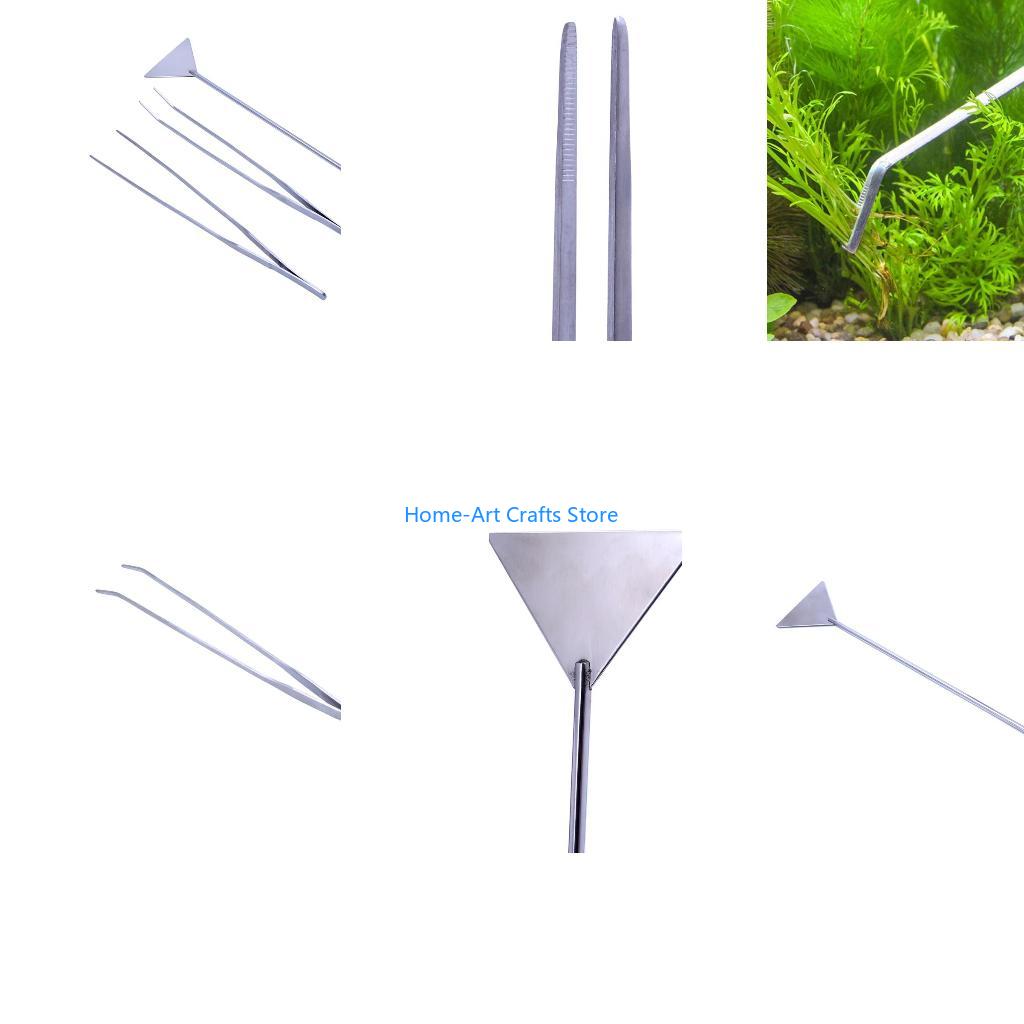 Planted Aquarium Tank Kit - Y3NA 3 ピース水族館ツールキットステンレス鋼ピンセットヘラ多機能ツール魚や水生植物用