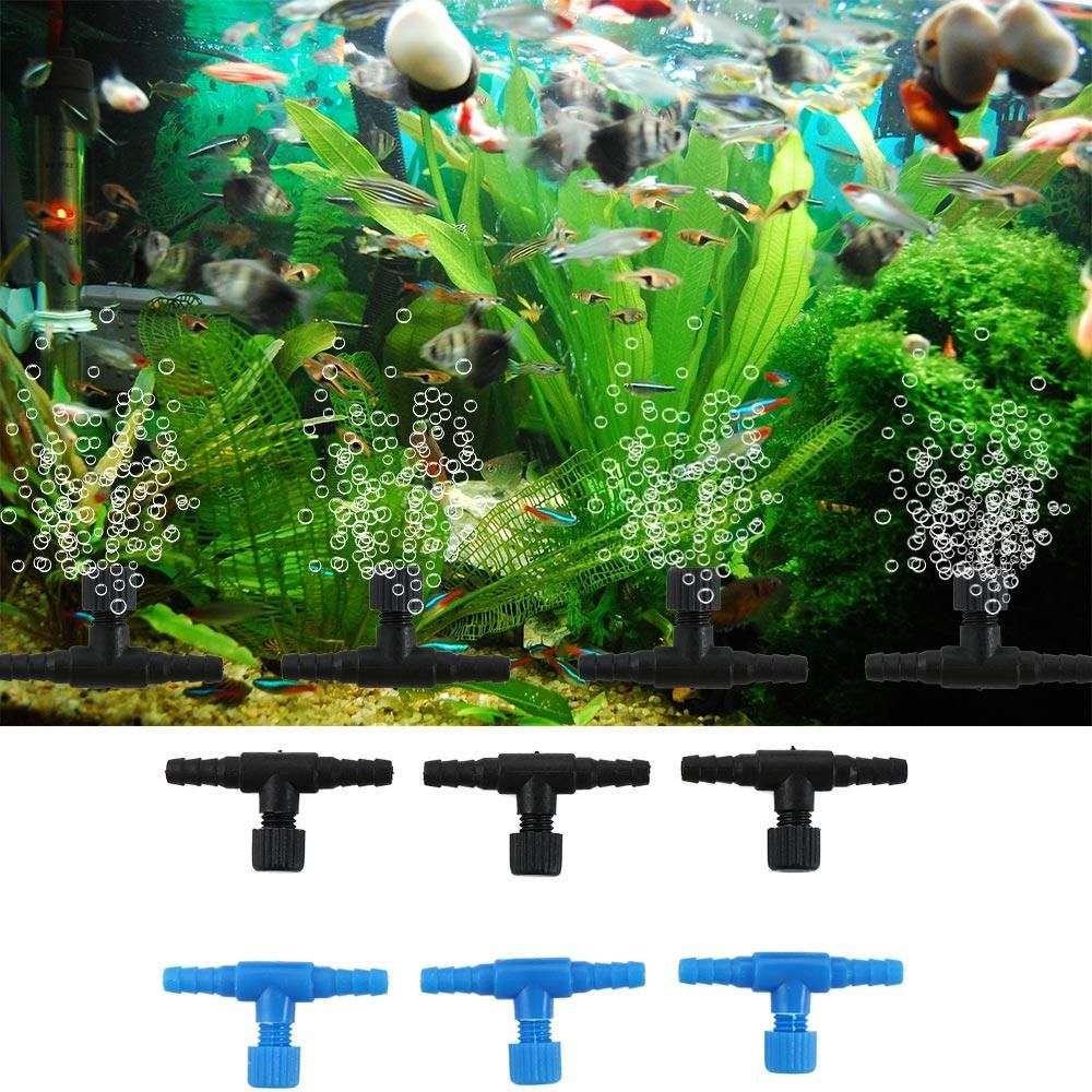 Planted Aquarium Products - 水族館用エアフローコントロールバルブ,水槽制御用タップ,4/6mm酸素チューブ用エアレギュレーター,10個