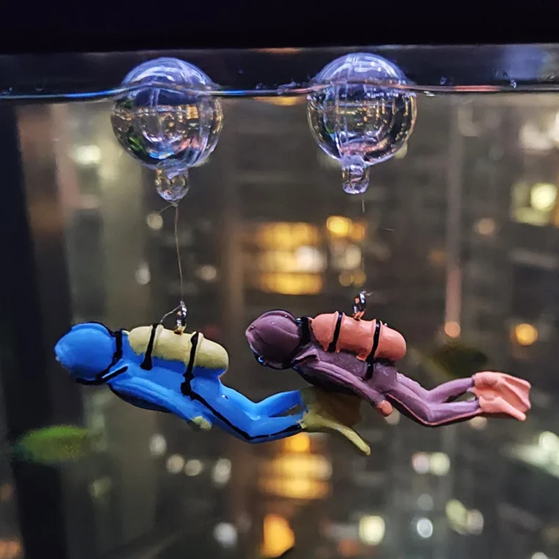 Planted Aquarium Mini - 1/2 個水族館装飾アクセサリーミニ Samll 装飾品植物石装飾カメアクセサリー水族館用魚タンクアクセサー