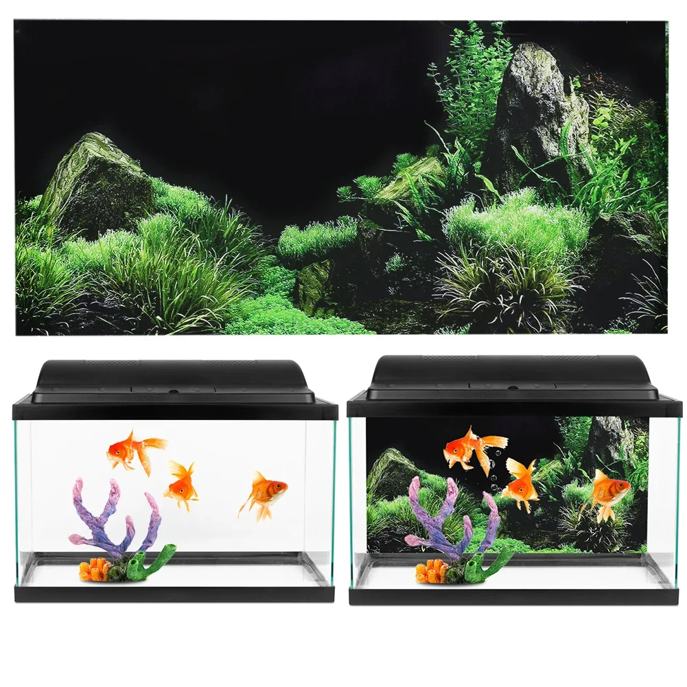 3D水族館のポスター,水槽の背景アクセサリー,海の植物,ポス - Planted Aquarium Aquascape のレビューと価格