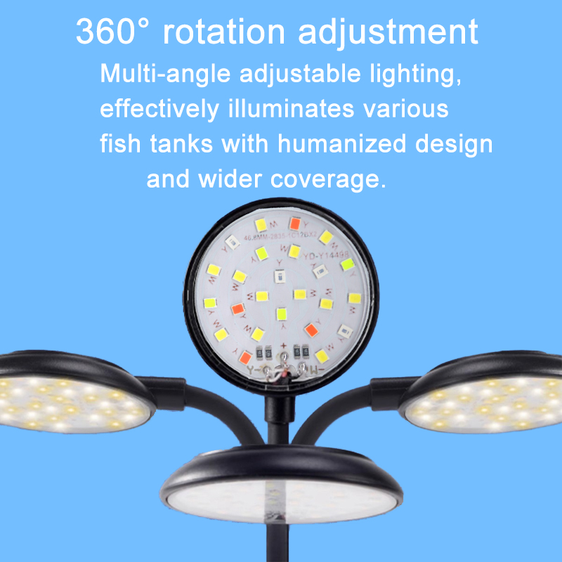 USB水槽LEDランプ水槽ライト装飾水生植物複数モード調光可 - Aquarium Planted Tank Light のレビューと価格