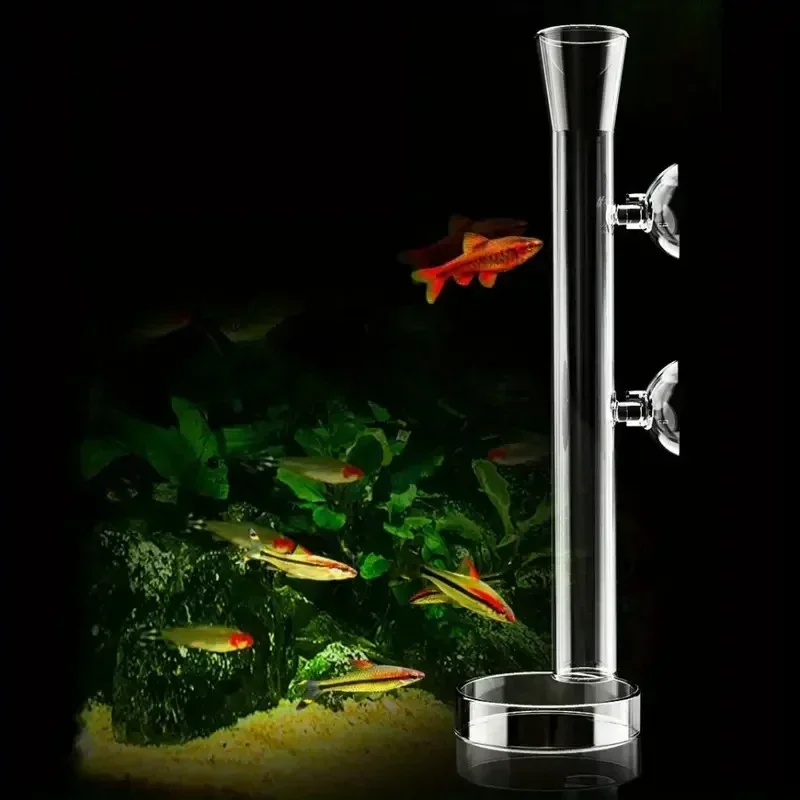 最高品質の水槽用ガラス製給餌チューブ＆エビ皿セット - クリ - Planted Aquarium Youtube のレビューと価格
