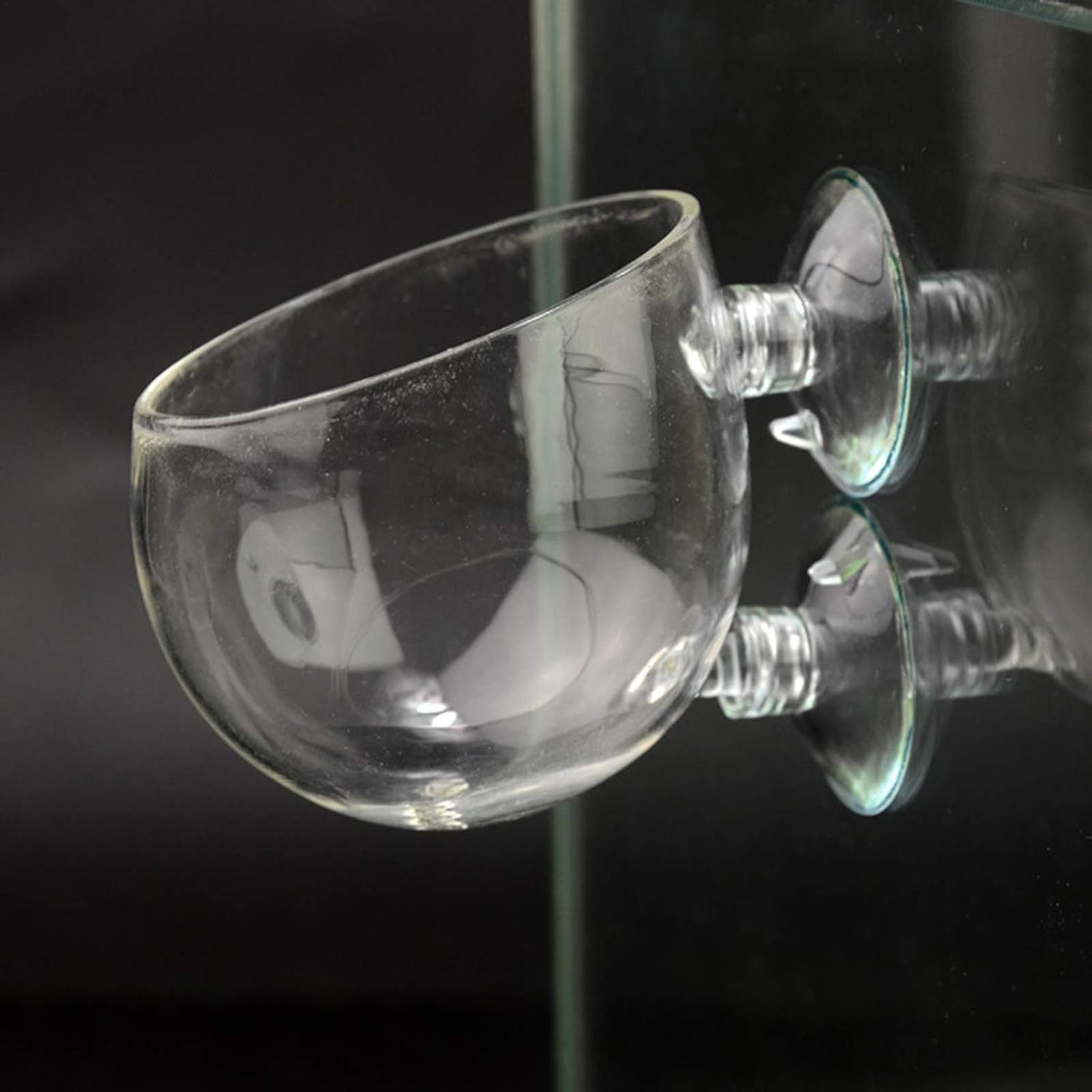水槽用植物ホルダー ガラス製水草ポット 吸盤付き 生きた植物 - Planted Aquarium Media のレビューと価格