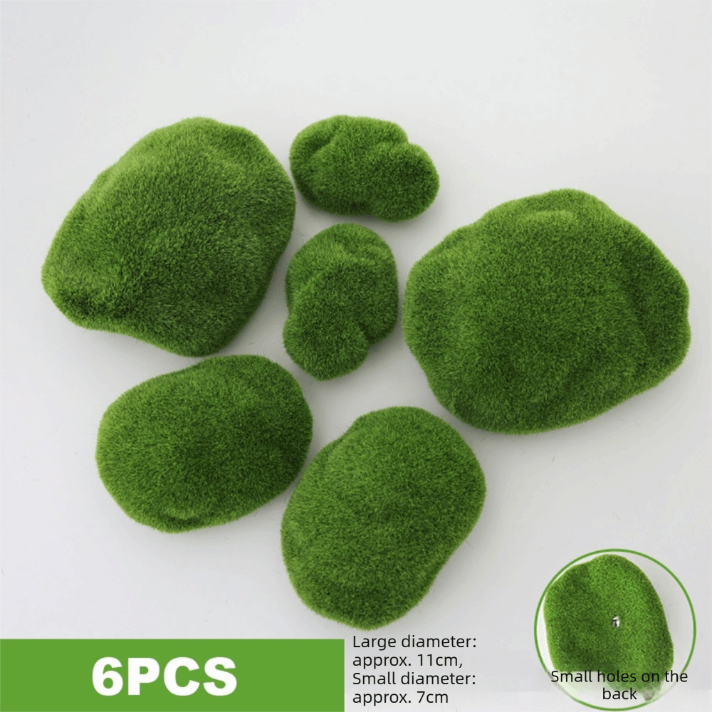 2/4/6/10 個グリーン人工苔石マイクロ風景植毛フォーム - Planted Aquarium Mini のレビューと価格