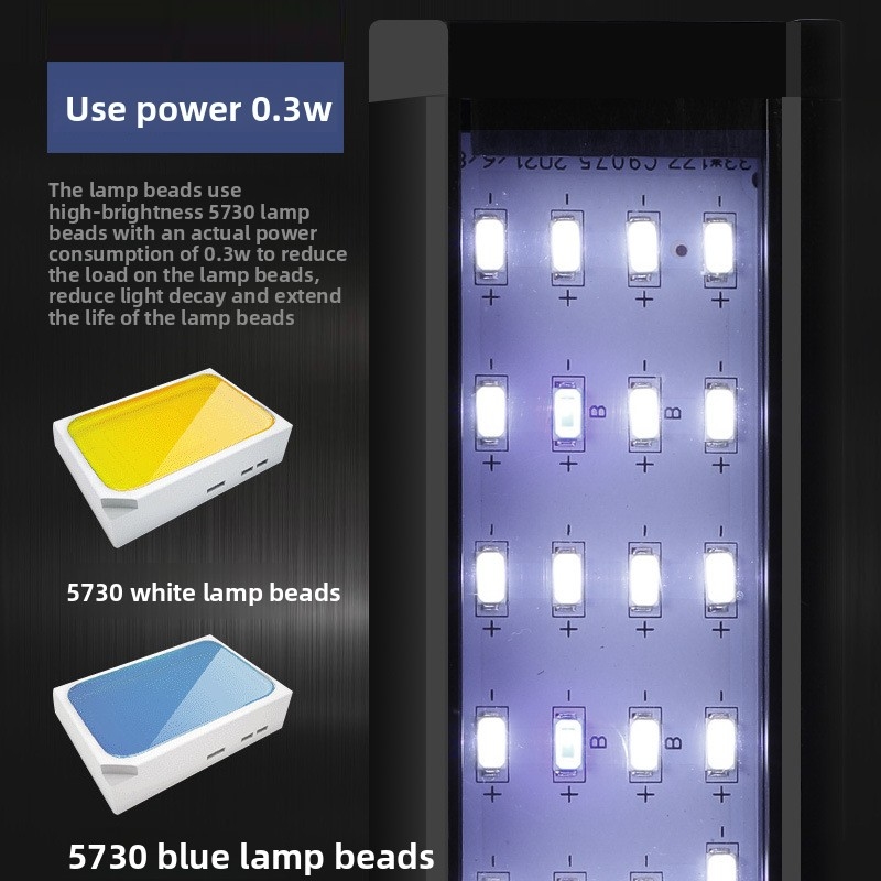 プロ仕様LED水槽ライト - 植物水槽用高輝度クリップ式ラン - Aquarium Planted Tank Light のレビューと価格