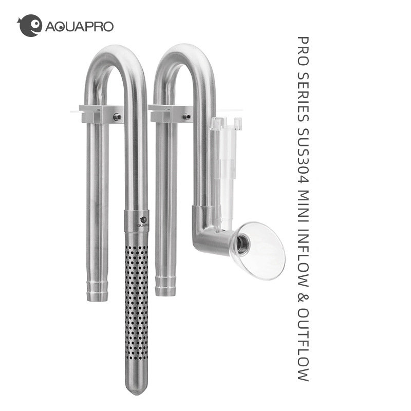 AQUAPRO ミニステンレス鋼流入流出スキマーパイプ水族館 - Planted Aquarium Mini のレビューと価格