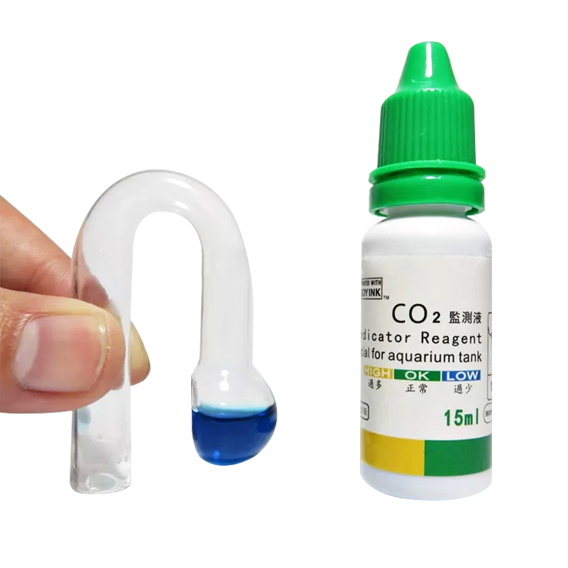 水族館 CO2 インジケーター DIY 水槽ガラス液体テスタ - Planted Aquarium Tank Kit のレビューと価格