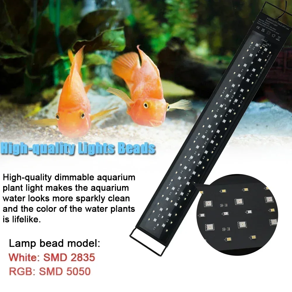 防水68-ip68 LED水族館ライト,植物成長ランプ付きの - Aquarium Planted Tank Light のレビューと価格