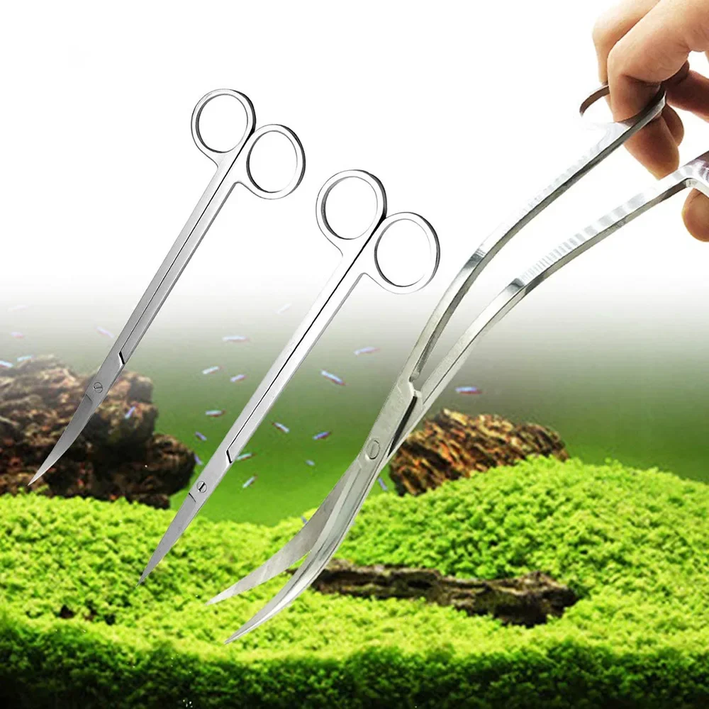 水族館水生トリミング植物ピンセットはさみへらアクアスケーピン - Planted Aquarium Tank Kit のレビューと価格