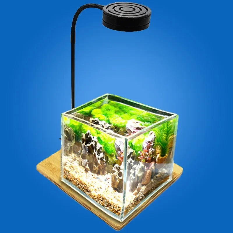 竹板付きミニLED水族館ライト、淡水植物水槽ライト、植物の成 - Planted Aquarium Mini のレビューと価格