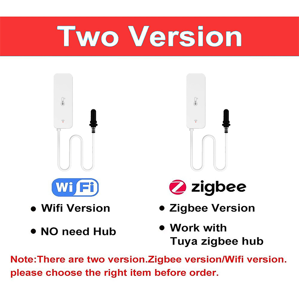 Tuya Wifi Zigbee 温度と湿度センサー 外部プ - Aquarium Plant のレビューと価格