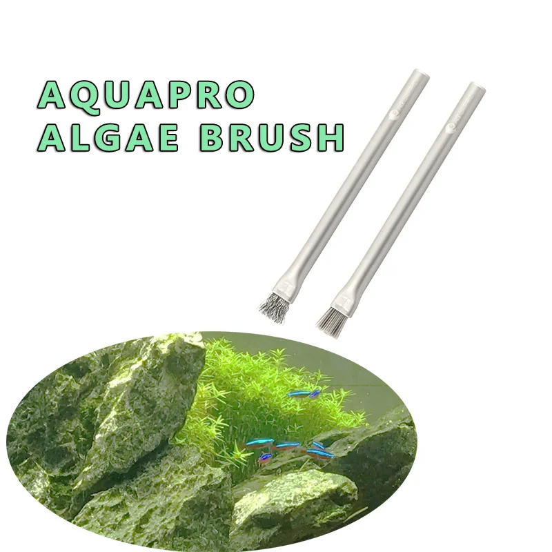 Aquapro 藻類ブラシクリーニングブラシ水槽と水族館ツー - Planted Aquarium Products のレビューと価格