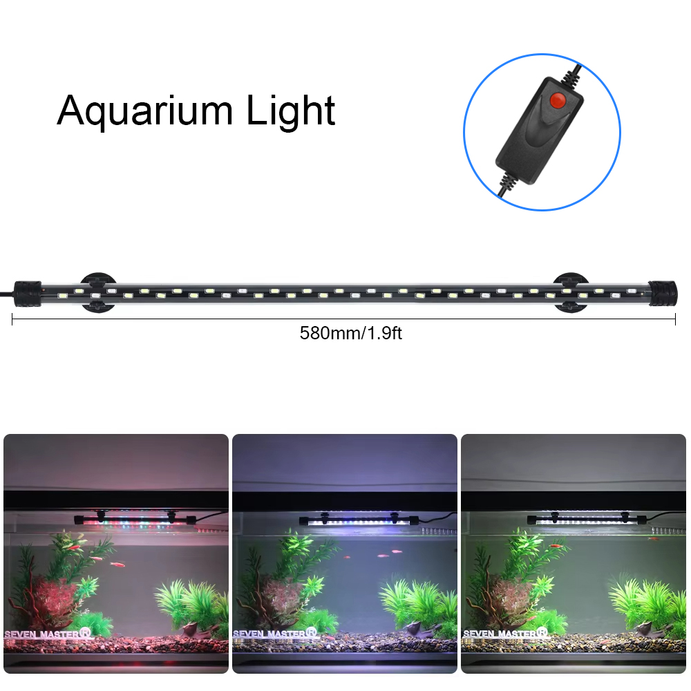 防水LED水族館植物成長ランプ,水槽ライト,水中水族館ライト - Aquarium Planted Tank Light のレビューと価格