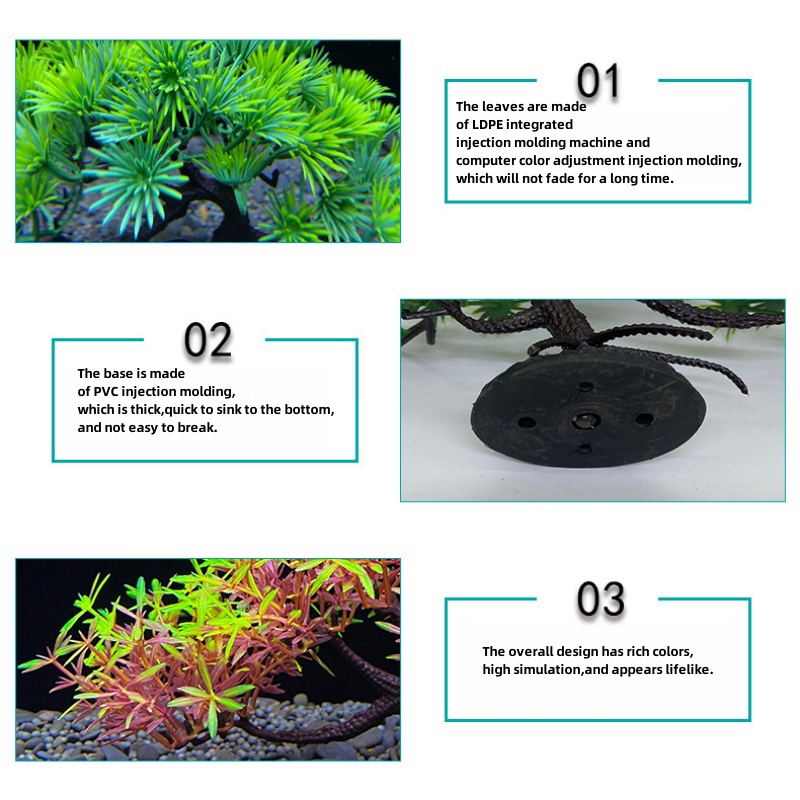 水族館の装飾,魚の木,人工植物,花の装飾,ポルノフィッシュの - Aquarium Plant Guide のレビューと価格