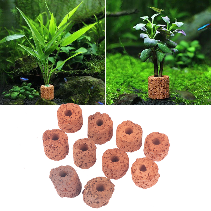 ^10個入り 水槽用植物固定リング 水槽フィルター用ウェイト - Planted Aquarium Media のレビューと価格