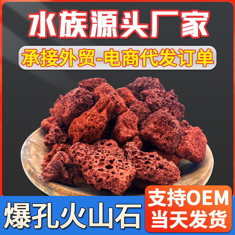 天然多孔質赤い溶岩石水槽フィルターメディア火山石、魚タンクの - Aquarium Planted Tank Soil のレビューと価格