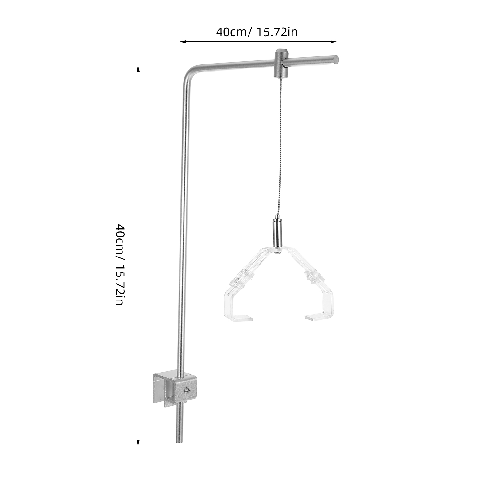 2 個水族館ライトホルダークリップ付きアルミ合金水槽ランプホ - Aquarium Planted Tank Light のレビューと価格