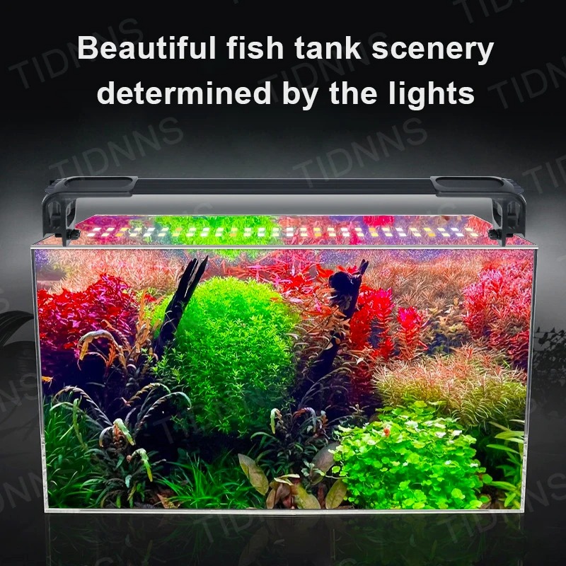 水族館ライト Led 植物成長照明拡張可能な防水クリップオン - Aquarium Planted Tank Light のレビューと価格